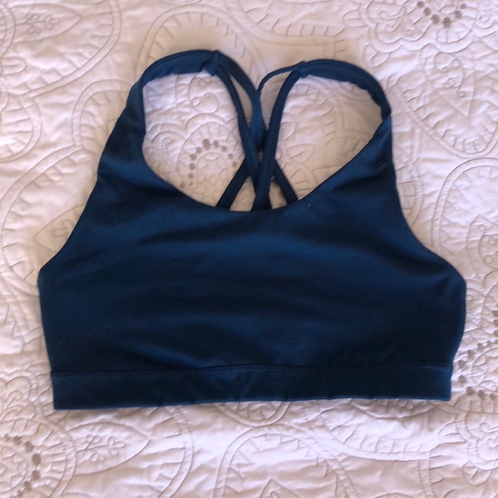 Blue Sports Bra